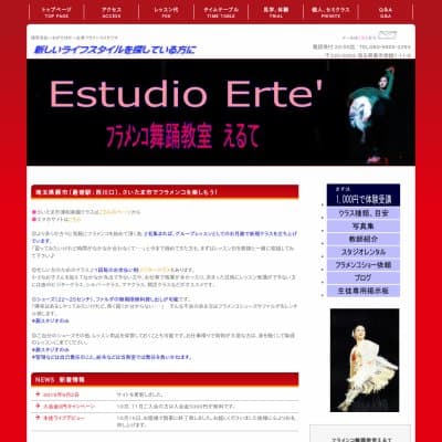 Estudio Erte ' フラメンコ舞踊教室えるてHP資料