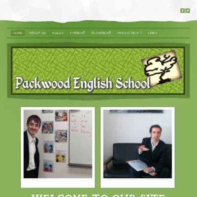 英会話教室パックウッドイングリッシュスクールHP資料